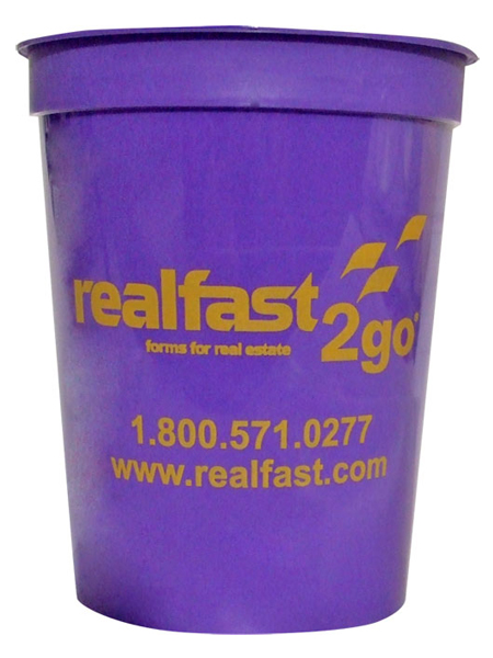 16oz. White or Colored Stadium Cup