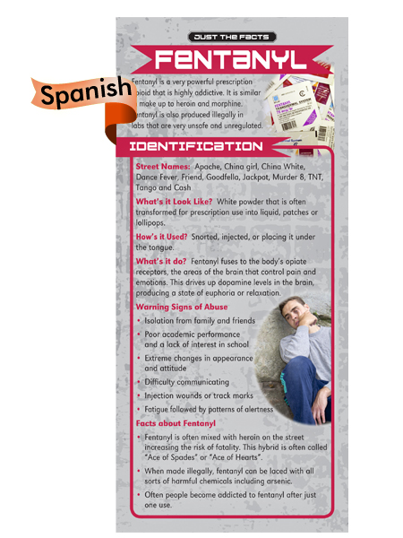 *SPANISH* Just the Facts Rack Card: Fentanyl